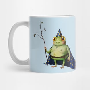 Wizard Frog in a Star Cape and Hat Mug